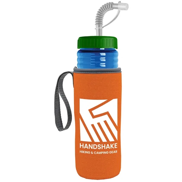 Garyline® Lifeguard Bottle with Straw Lid and Insulated C...... from ASI 40480 Koozie Group