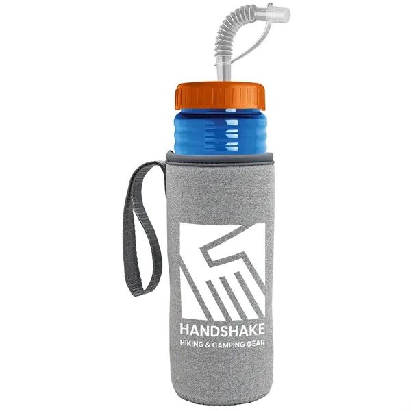 Garyline® Lifeguard Bottle with Straw Lid and Insulated C...... from ASI 40480 Koozie Group