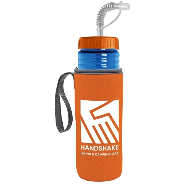 Garyline® Lifeguard Bottle with Straw Lid and Insulated C...... from ASI 40480 Koozie Group
