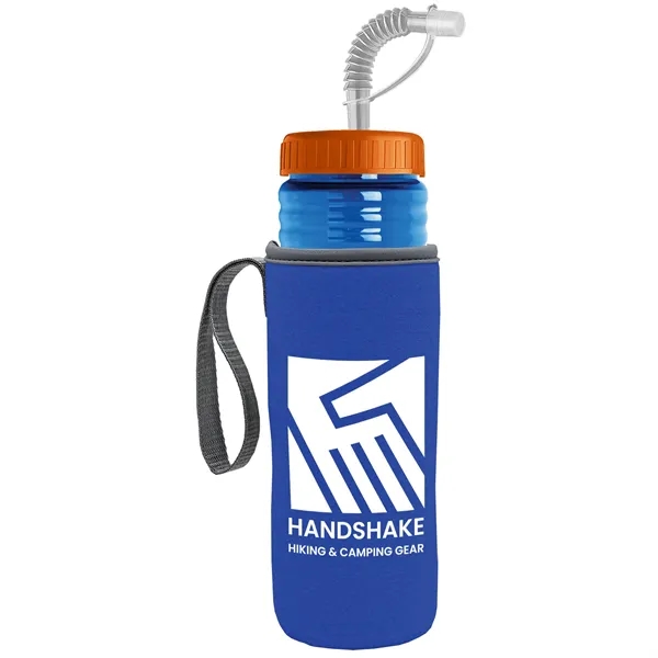 Garyline® Lifeguard Bottle with Straw Lid and Insulated C...... from ASI 40480 Koozie Group
