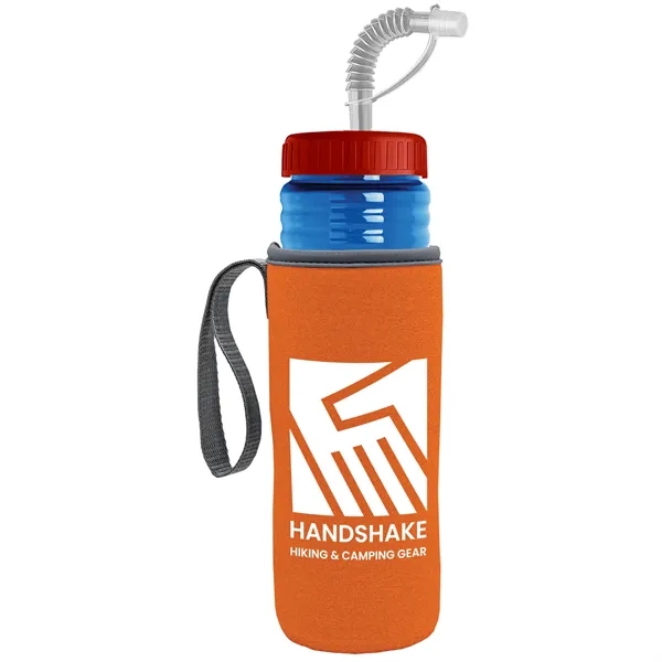 Garyline® Lifeguard Bottle with Straw Lid and Insulated C...... from ASI 40480 Koozie Group
