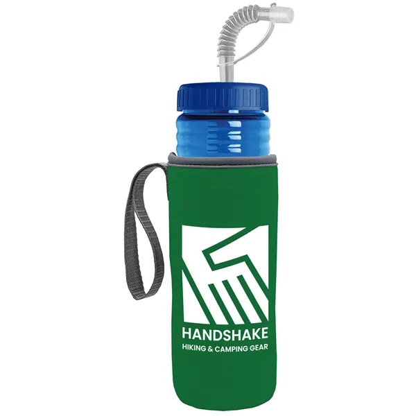 Garyline® Lifeguard Bottle with Straw Lid and Insulated C...... from ASI 40480 Koozie Group