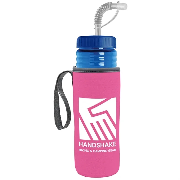 Garyline® Lifeguard Bottle with Straw Lid and Insulated C...... from ASI 40480 Koozie Group