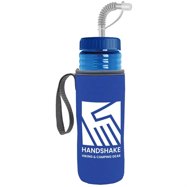 Garyline® Lifeguard Bottle with Straw Lid and Insulated C...... from ASI 40480 Koozie Group