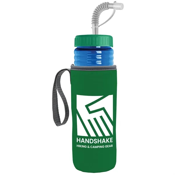 Garyline® Lifeguard Bottle with Straw Lid and Insulated C...... from ASI 40480 Koozie Group