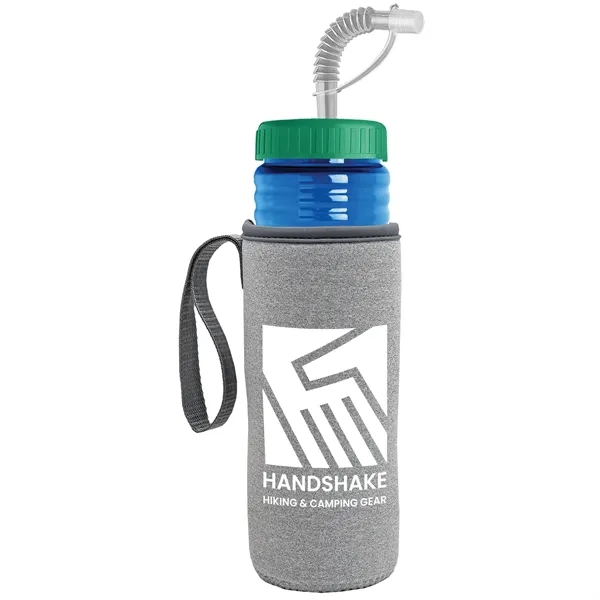 Garyline® Lifeguard Bottle with Straw Lid and Insulated C...... from ASI 40480 Koozie Group