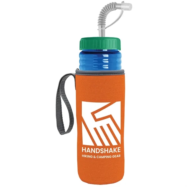 Garyline® Lifeguard Bottle with Straw Lid and Insulated C...... from ASI 40480 Koozie Group