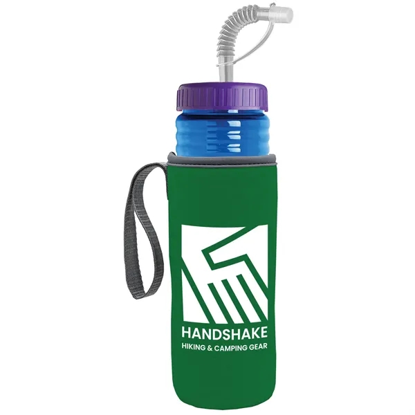 Garyline® Lifeguard Bottle with Straw Lid and Insulated C...... from ASI 40480 Koozie Group