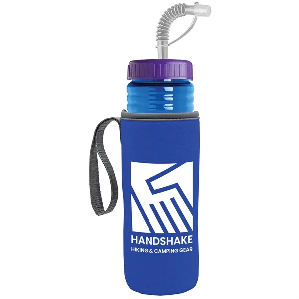 Garyline® Lifeguard Bottle with Straw Lid and Insulated C...... from ASI 40480 Koozie Group