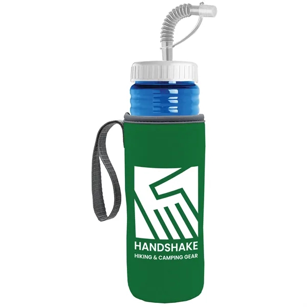 Garyline® Lifeguard Bottle with Straw Lid and Insulated C...... from ASI 40480 Koozie Group