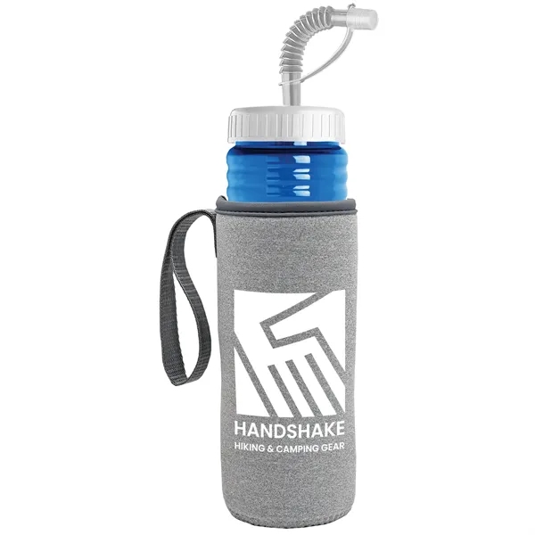 Garyline® Lifeguard Bottle with Straw Lid and Insulated C...... from ASI 40480 Koozie Group