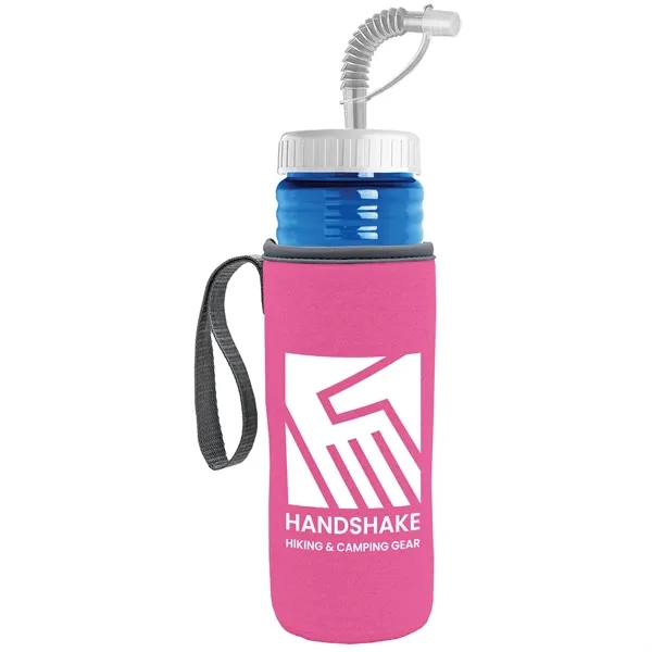 Garyline® Lifeguard Bottle with Straw Lid and Insulated C...... from ASI 40480 Koozie Group