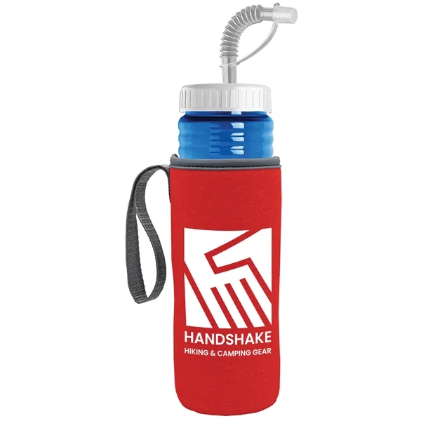 Garyline® Lifeguard Bottle with Straw Lid and Insulated C...... from ASI 40480 Koozie Group