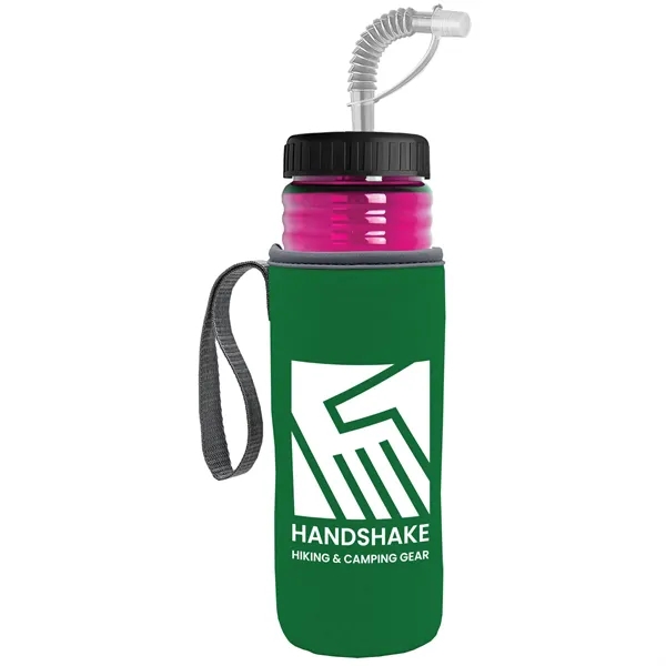 Garyline® Lifeguard Bottle with Straw Lid and Insulated C...... from ASI 40480 Koozie Group