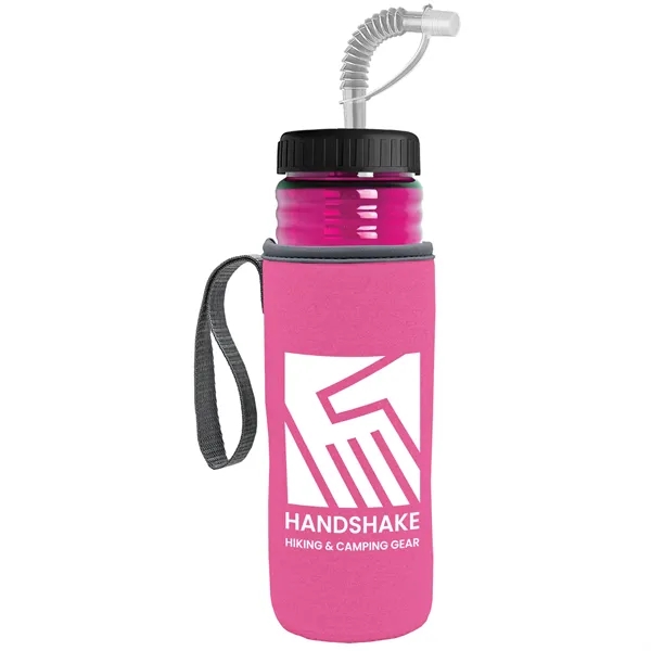 Garyline® Lifeguard Bottle with Straw Lid and Insulated C...... from ASI 40480 Koozie Group