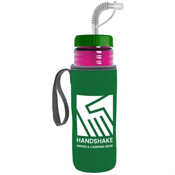 Garyline® Lifeguard Bottle with Straw Lid and Insulated C...... from ASI 40480 Koozie Group