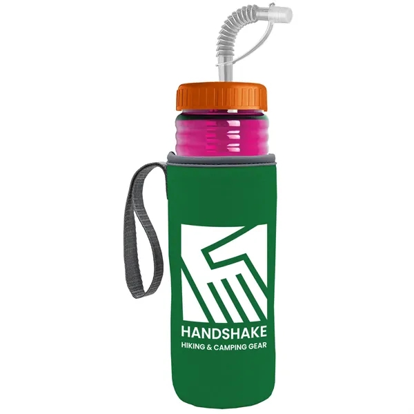 Garyline® Lifeguard Bottle with Straw Lid and Insulated C...... from ASI 40480 Koozie Group