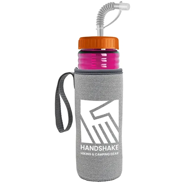 Garyline® Lifeguard Bottle with Straw Lid and Insulated C...... from ASI 40480 Koozie Group