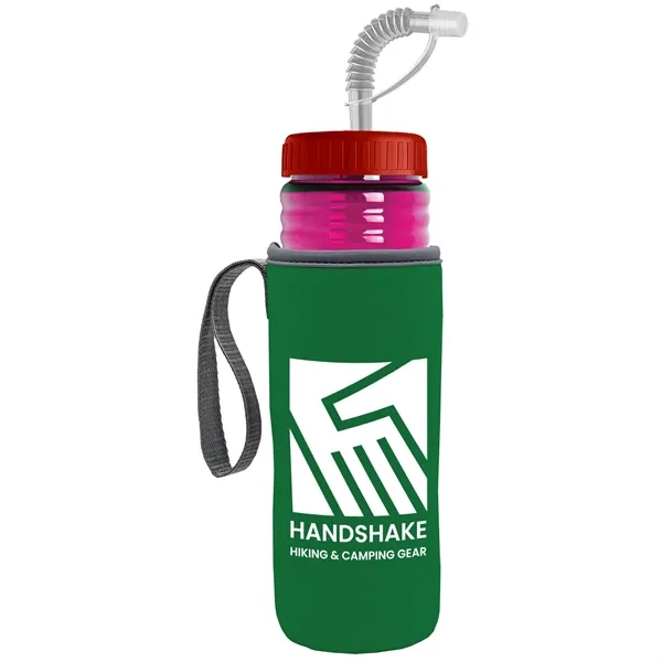 Garyline® Lifeguard Bottle with Straw Lid and Insulated C...... from ASI 40480 Koozie Group