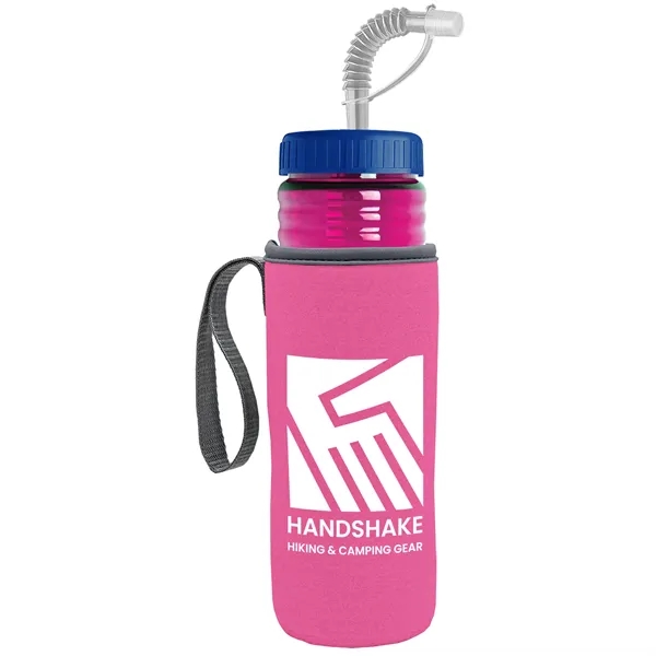 Garyline® Lifeguard Bottle with Straw Lid and Insulated C...... from ASI 40480 Koozie Group