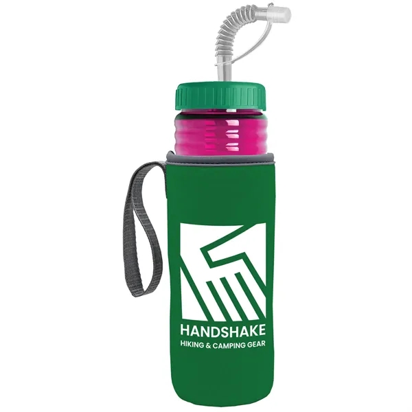 Garyline® Lifeguard Bottle with Straw Lid and Insulated C...... from ASI 40480 Koozie Group