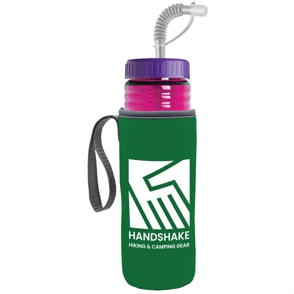 Garyline® Lifeguard Bottle with Straw Lid and Insulated C...... from ASI 40480 Koozie Group
