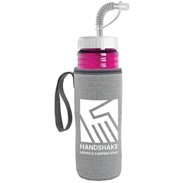 Garyline® Lifeguard Bottle with Straw Lid and Insulated C...... from ASI 40480 Koozie Group