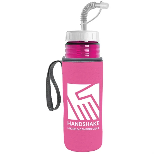 Garyline® Lifeguard Bottle with Straw Lid and Insulated C...... from ASI 40480 Koozie Group