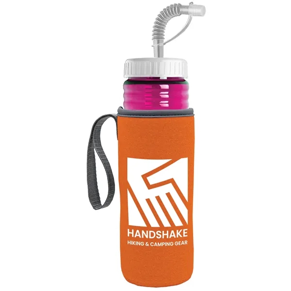 Garyline® Lifeguard Bottle with Straw Lid and Insulated C...... from ASI 40480 Koozie Group