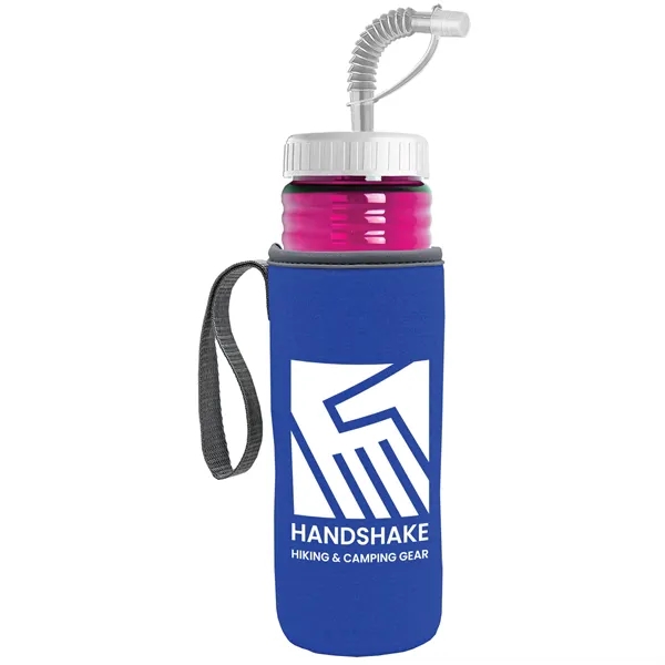 Garyline® Lifeguard Bottle with Straw Lid and Insulated C...... from ASI 40480 Koozie Group