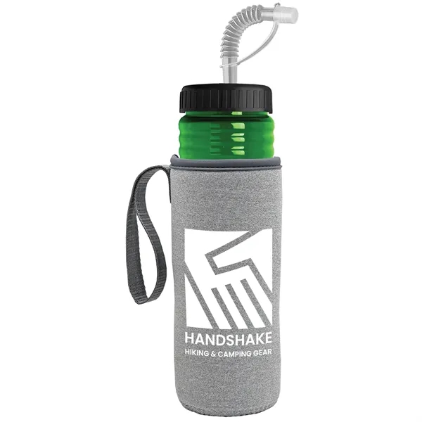 Garyline® Lifeguard Bottle with Straw Lid and Insulated C...... from ASI 40480 Koozie Group