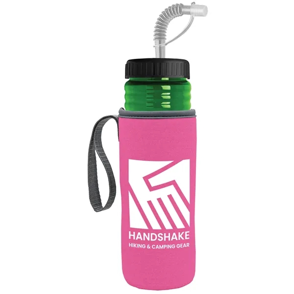 Garyline® Lifeguard Bottle with Straw Lid and Insulated C...... from ASI 40480 Koozie Group