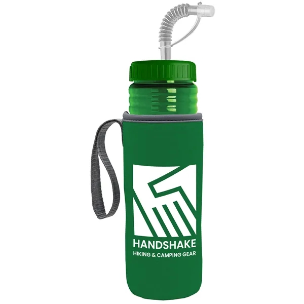 Garyline® Lifeguard Bottle with Straw Lid and Insulated C...... from ASI 40480 Koozie Group
