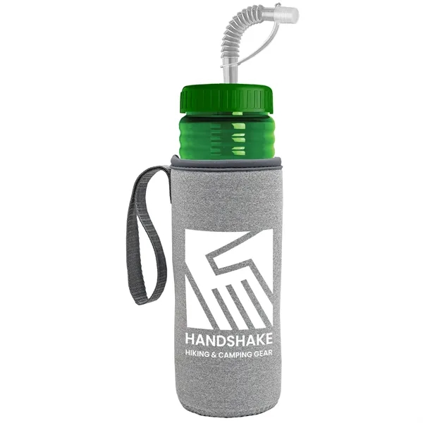 Garyline® Lifeguard Bottle with Straw Lid and Insulated C...... from ASI 40480 Koozie Group