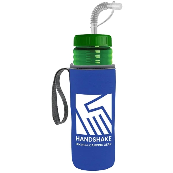 Garyline® Lifeguard Bottle with Straw Lid and Insulated C...... from ASI 40480 Koozie Group