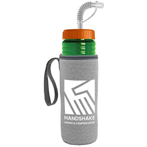 Garyline® Lifeguard Bottle with Straw Lid and Insulated C...... from ASI 40480 Koozie Group