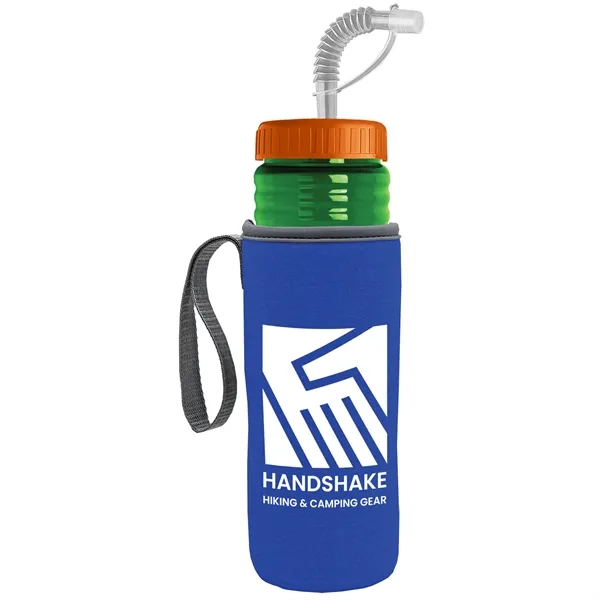 Garyline® Lifeguard Bottle with Straw Lid and Insulated C...... from ASI 40480 Koozie Group