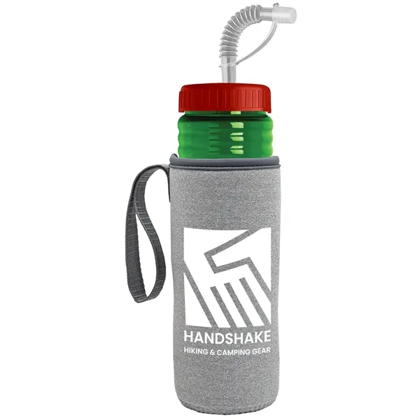 Garyline® Lifeguard Bottle with Straw Lid and Insulated C...... from ASI 40480 Koozie Group