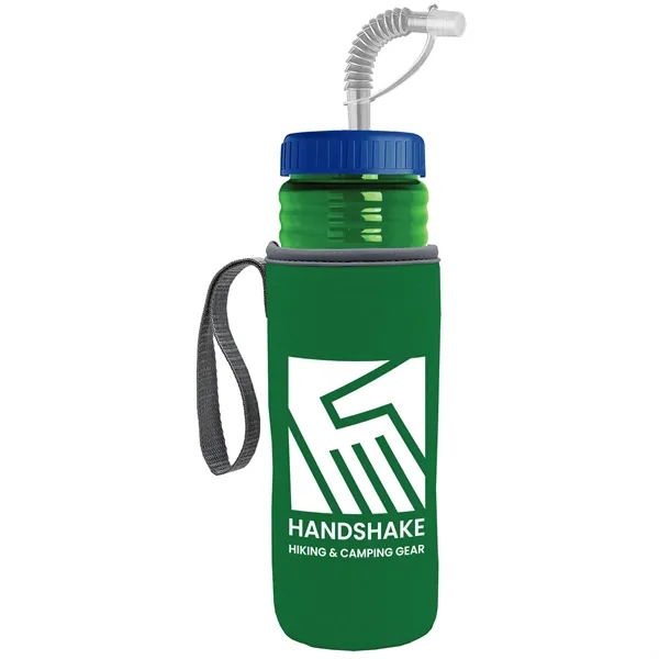 Garyline® Lifeguard Bottle with Straw Lid and Insulated C...... from ASI 40480 Koozie Group