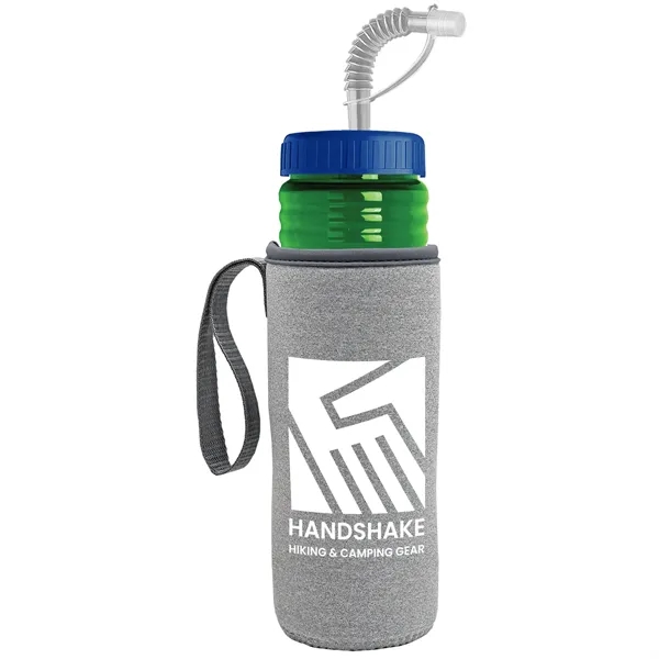 Garyline® Lifeguard Bottle with Straw Lid and Insulated C...... from ASI 40480 Koozie Group