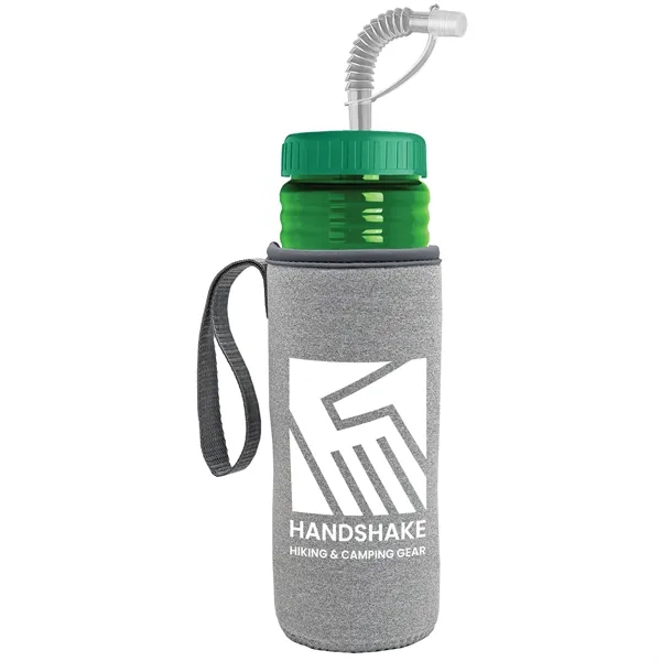Garyline® Lifeguard Bottle with Straw Lid and Insulated C...... from ASI 40480 Koozie Group