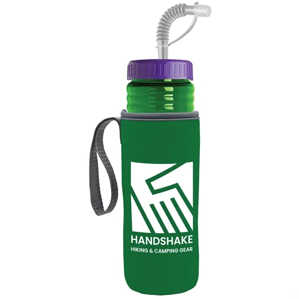Garyline® Lifeguard Bottle with Straw Lid and Insulated C...... from ASI 40480 Koozie Group