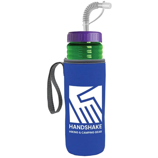 Garyline® Lifeguard Bottle with Straw Lid and Insulated C...... from ASI 40480 Koozie Group
