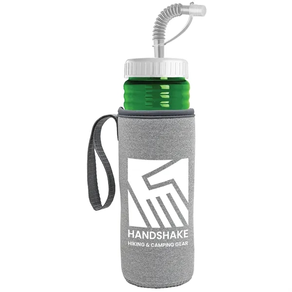 Garyline® Lifeguard Bottle with Straw Lid and Insulated C...... from ASI 40480 Koozie Group