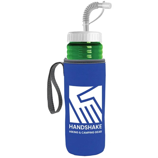 Garyline® Lifeguard Bottle with Straw Lid and Insulated C...... from ASI 40480 Koozie Group