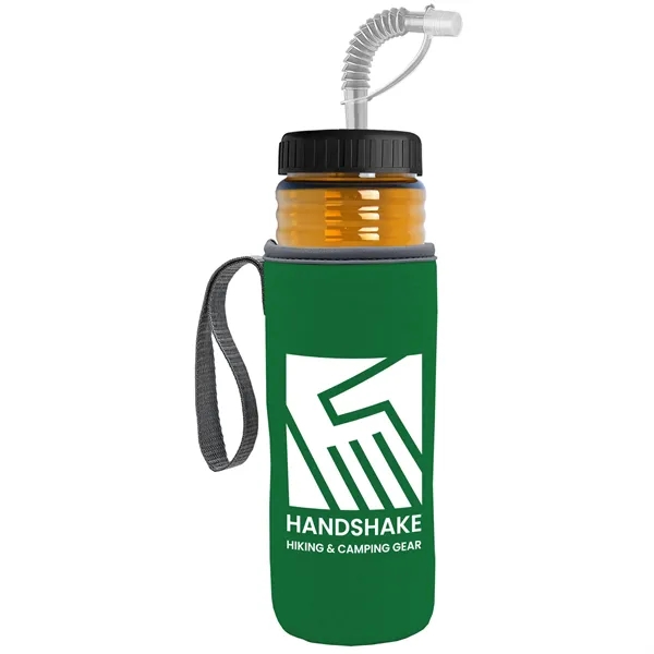 Garyline® Lifeguard Bottle with Straw Lid and Insulated C...... from ASI 40480 Koozie Group
