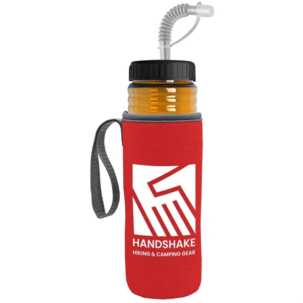 Garyline® Lifeguard Bottle with Straw Lid and Insulated C...... from ASI 40480 Koozie Group