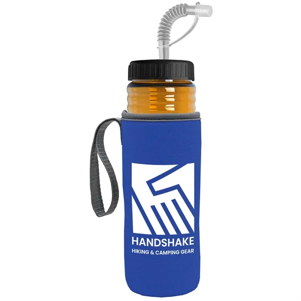 Garyline® Lifeguard Bottle with Straw Lid and Insulated C...... from ASI 40480 Koozie Group
