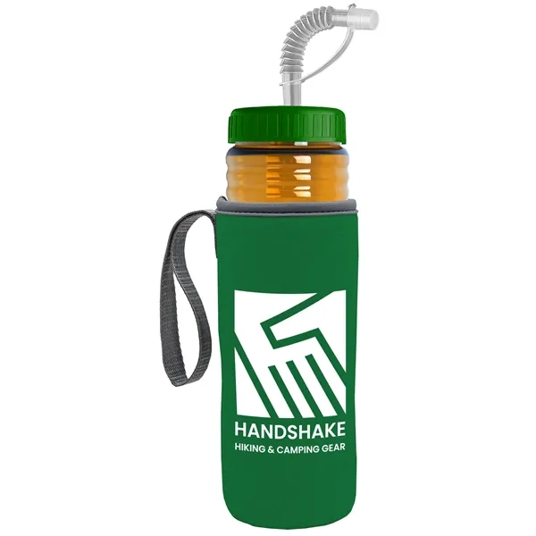 Garyline® Lifeguard Bottle with Straw Lid and Insulated C...... from ASI 40480 Koozie Group