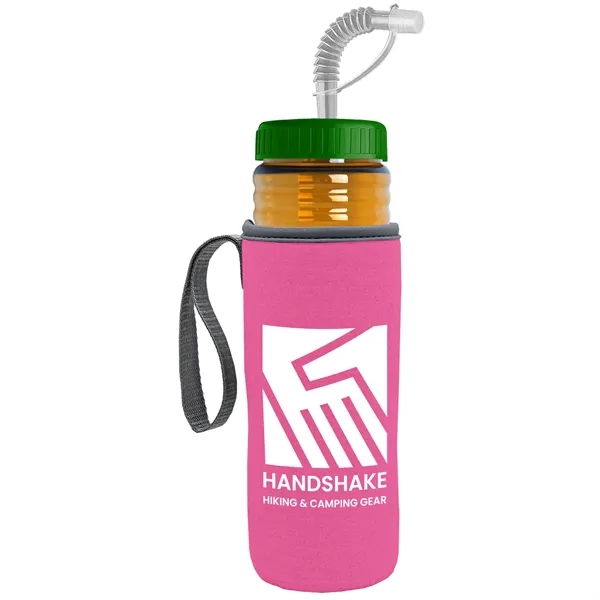 Garyline® Lifeguard Bottle with Straw Lid and Insulated C...... from ASI 40480 Koozie Group
